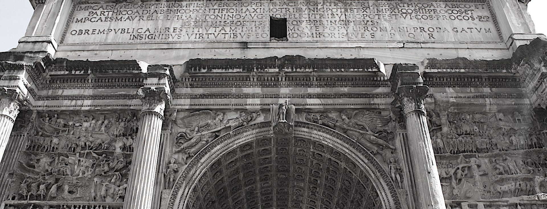 The Arch of Titus in Rome
